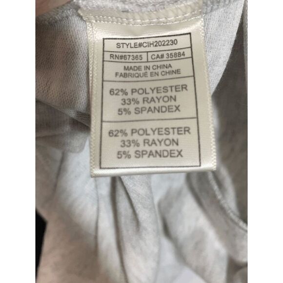 Cupcakes and Cashmere Women’s Open Front Batwing Shrug Sweater Gray Size Small - Picture 7 of 10